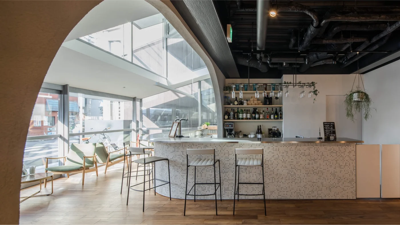 IMU ground-floor cafe and lobby